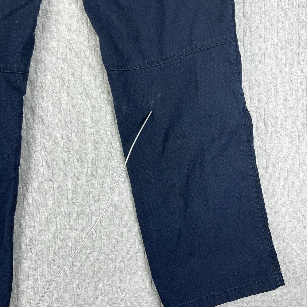 5.11 Tactical Series Cargo utility Work Pant Men 31X31 Blue rip stop double knee